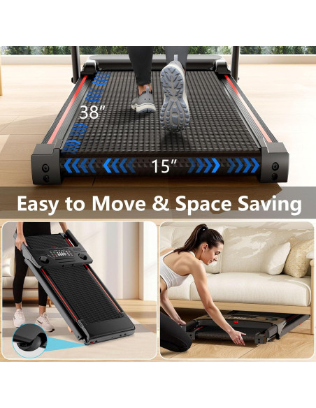 Cinta de Correr Plegable ZPUFDYM V7-1 3.0HP Inclinación 8%