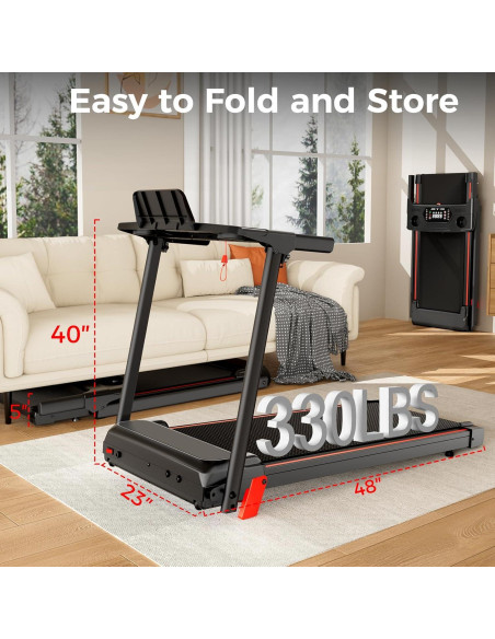 Cinta de Correr Plegable ZPUFDYM V7-1 3.0HP Inclinación 8%