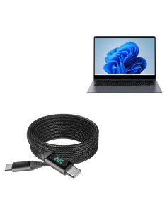 Cable PowerDisplay PD BoxWave USB-C 1.83m 100W para Samsung Galaxy Book4 Pro