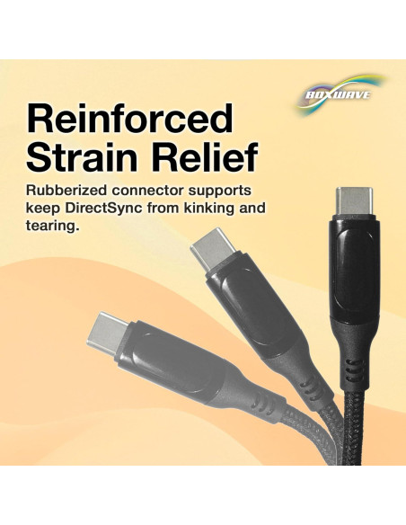 Cable PowerDisplay PD BoxWave USB-C 1.83m 100W para Samsung Galaxy Book4 Pro