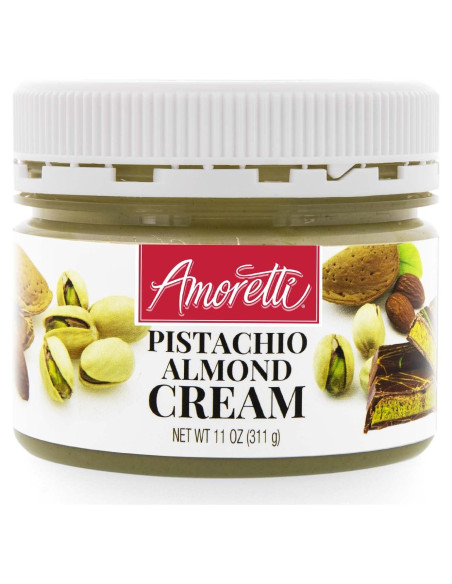 Crema de Almendra y Pistacho Amoretti 311 g - 58% Pistachos