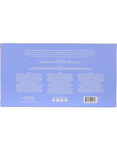 Mascarillas Hidratantes para Labios NatureWell - Paquete de 3