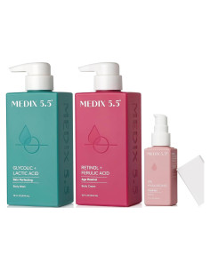 Set de Cuidado de la Piel Medix 5.5 - 3 Piezas Retinol y AHA