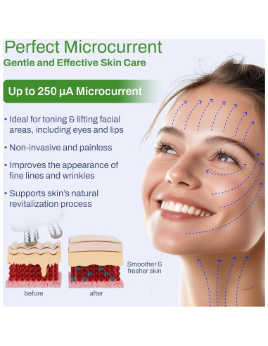 Dispositivo Facial de Microcorriente LEEMCOR 10x10cm 330g