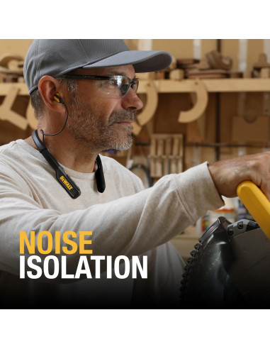Auriculares Bluetooth DEWALT Jobsite Pro Cuello Negro 30H