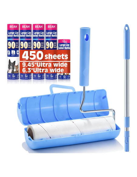 Rodillo de Pelusa BEAH 24 cm + 16 cm para Mascotas