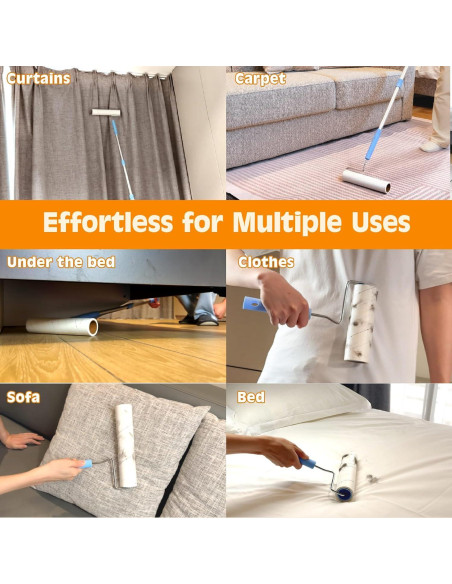 Rodillo de Pelusa BEAH 24 cm + 16 cm para Mascotas