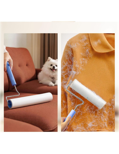 Rodillo de Pelusa BEAH 24 cm + 16 cm para Mascotas