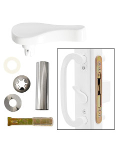 Palanca de Pestillo Deslizante DECEBALUS Blanca 3.5 cm