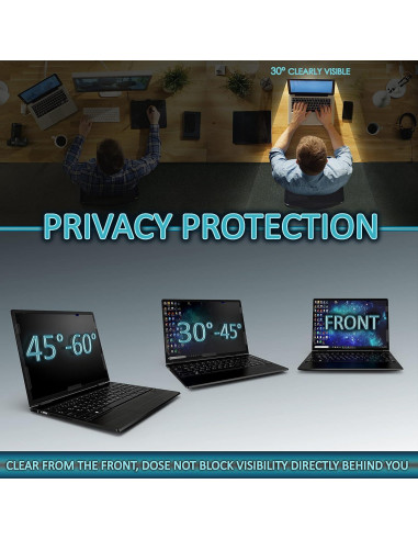 Filtro de Pantalla Privada 14" EZ-Pro Antirreflejo y Antiluz Azul