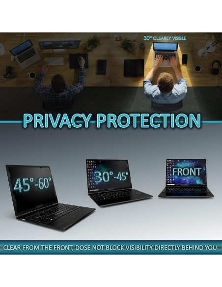 Filtro de Pantalla Privada 14" EZ-Pro Antirreflejo y Antiluz Azul