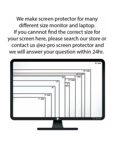 Filtro de Pantalla Privada 14" EZ-Pro Antirreflejo y Antiluz Azul