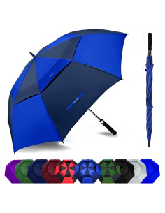 Paraguas de Golf BARAIDA 62/68/72 Pulgadas Automático Doble Dosel
