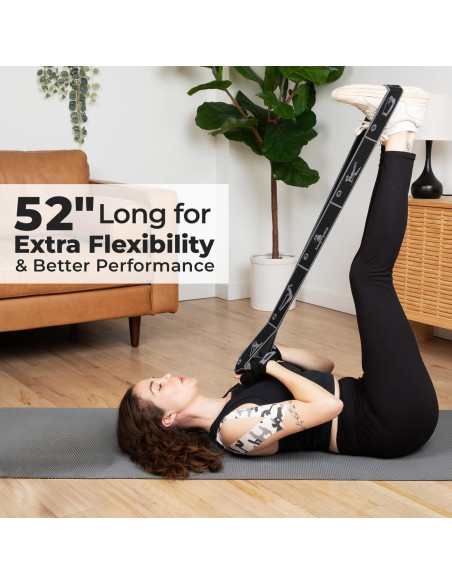 Correa de Estiramiento KSDD 11 Bucles - Banda Elástica para Yoga