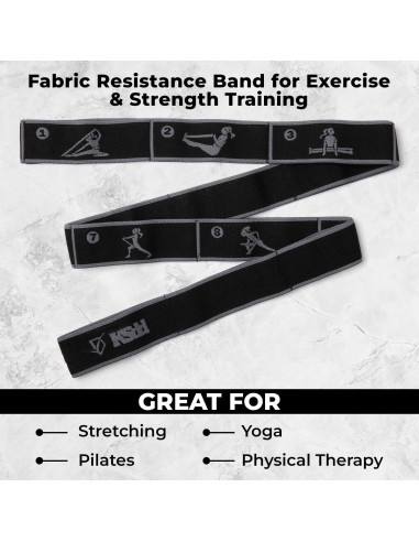 Correa de Estiramiento KSDD 11 Bucles - Banda Elástica para Yoga