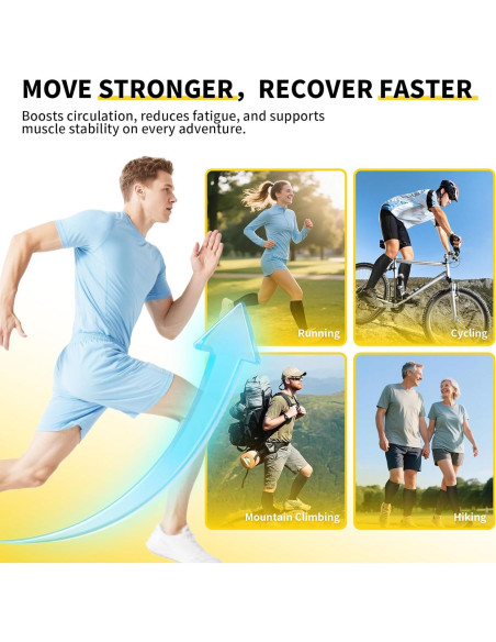 Mangas de Compresión para Pantorrillas CAMBIVO Unisex - Alivio Dolor