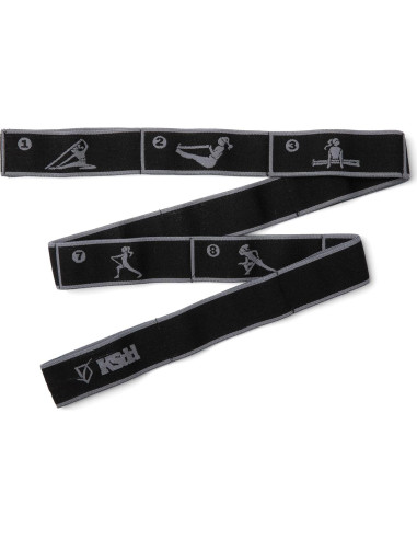 Correa de Estiramiento KSDD 11 Bucles - Banda Elástica para Yoga