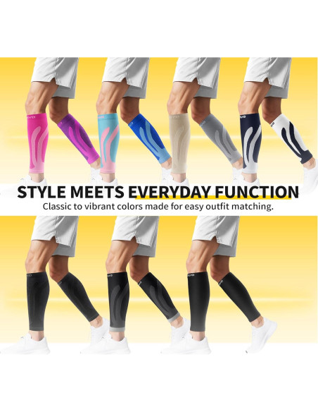 Mangas de Compresión para Pantorrillas CAMBIVO Unisex - Alivio Dolor