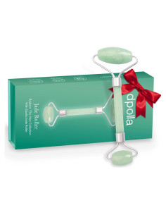 Rodillo de Jade Facial Dpolla Doble Cara para Cuidado de Piel