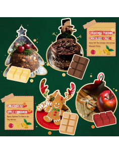 Set de Ceras Aromáticas de Soja Salubrito - Navidad 8 Aromas 2