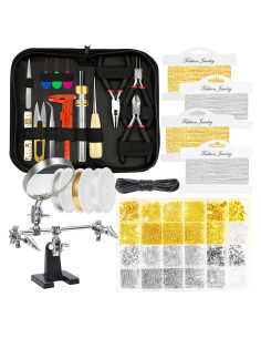 Kit de Fabricación de Joyas MONVICT 1830 Piezas con Herramientas