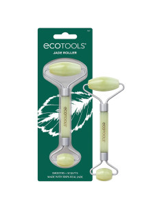 Rodillo de Jade Ecotools Doble Extremo para Cara y Ojos
