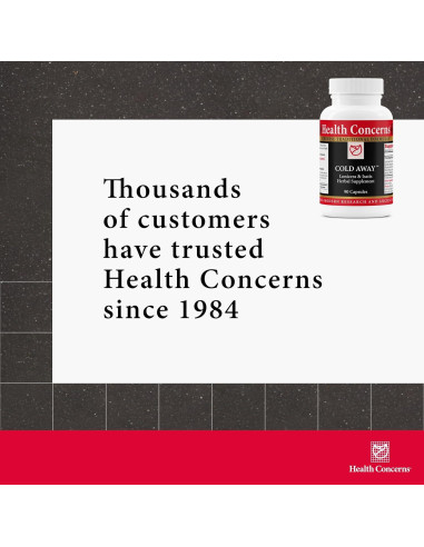 Suplemento Inmunológico Cold Away Health Concerns 90 Cápsulas