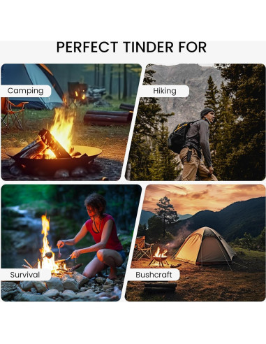 Palos de Encendido de Fuego Smalldu - Grasa de Resina Alta 10 cm