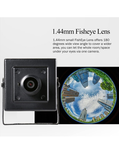 Cámara de Seguridad IP RevoTech I706-4 Mini 3MP 180