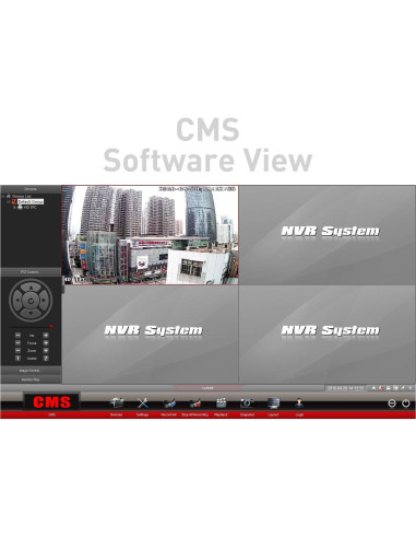 Cámara de Seguridad IP RevoTech I706-4 Mini 3MP 180