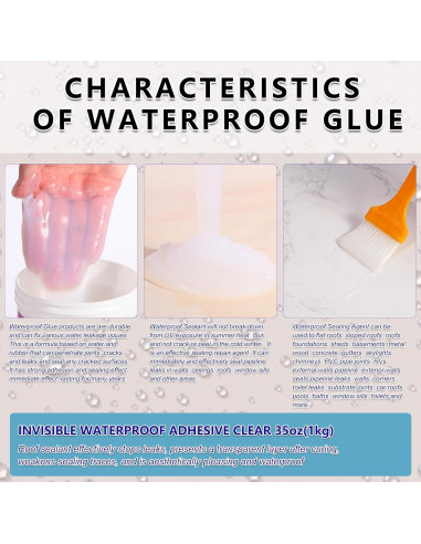 Agente Invisible Sellador Impermeable 992ml Fangshuiji