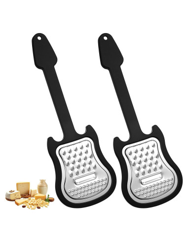 Rallador de Queso de Mano MBAIYO 2 Piezas Acero Inoxidable