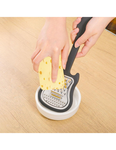 Rallador de Queso de Mano MBAIYO 2 Piezas Acero Inoxidable