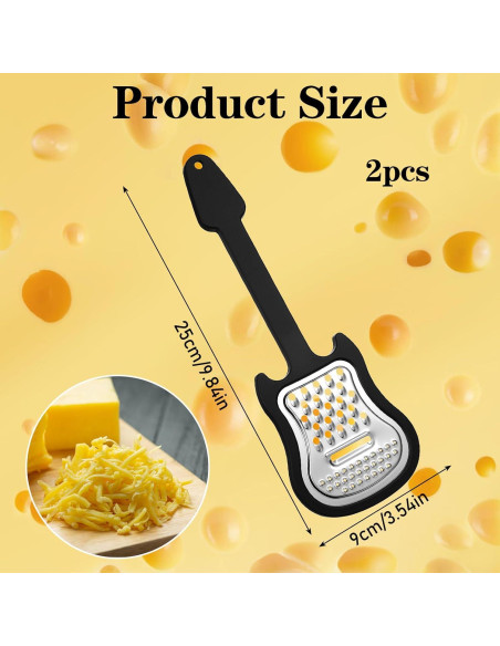 Rallador de Queso de Mano MBAIYO 2 Piezas Acero Inoxidable