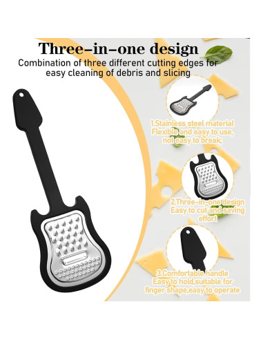 Rallador de Queso de Mano MBAIYO 2 Piezas Acero Inoxidable