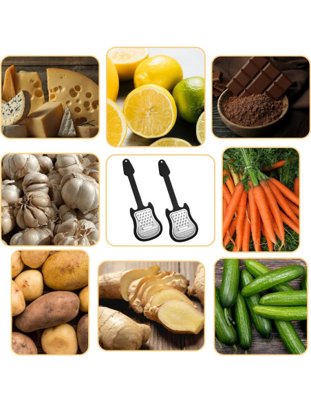 Rallador de Queso de Mano MBAIYO 2 Piezas Acero Inoxidable