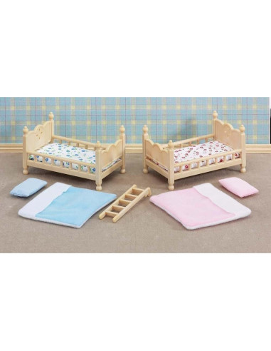 Camas Literas Calico Critters - Conjunto de Muebles 8 Piezas