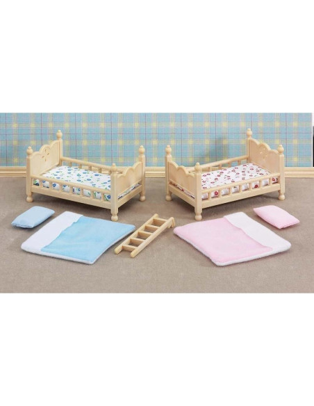 Camas Literas Calico Critters - Conjunto de Muebles 8 Piezas
