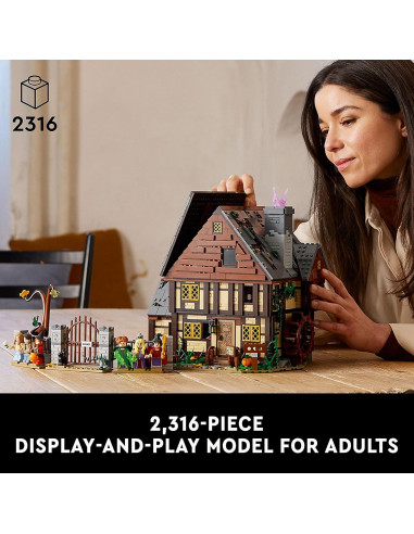LEGO Ideas Hocus Pocus Cabaña Sanderson 21341 2316 Piezas