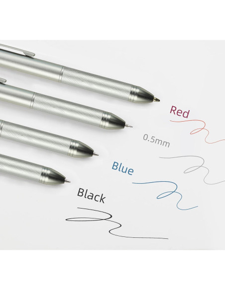 Bolígrafo Multicolor 4 en 1 YUNCHUN con Lápiz Mecánico 0.5mm