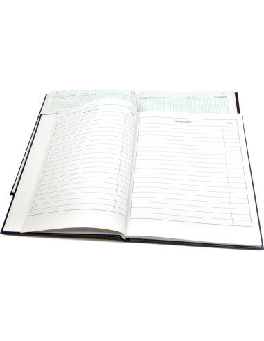 Cuaderno de laboratorio tapa dura azul 2001HC papel reciclado