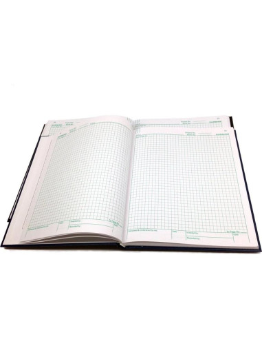 Cuaderno de laboratorio tapa dura azul 2001HC papel reciclado