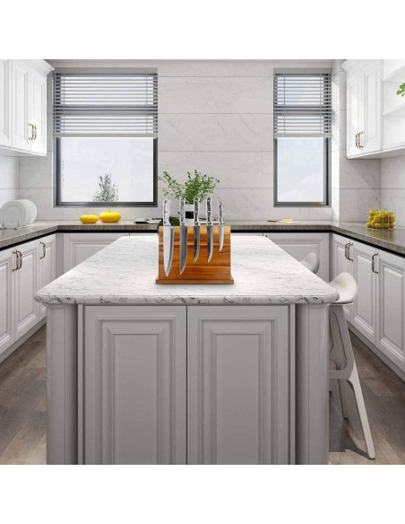 Soporte Magnético para Cuchillos Max K de Madera de Acacia