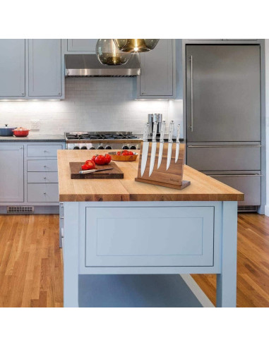 Soporte Magnético para Cuchillos Max K de Madera de Acacia