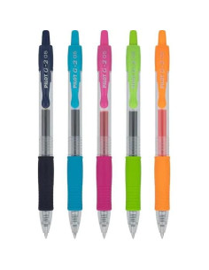 Bolígrafos Retráctiles Pilot G2 Premium 0.5mm 5 Unidades 2