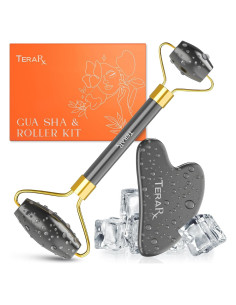 Kit de Gua Sha y Rodillo Facial TeraRX - Terahercios 100% Auténticos