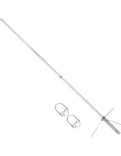 Antena de Fibra de Vidrio HYSHIKRA FB17UV 1.68m 4.5/7.2dBi UHF 2