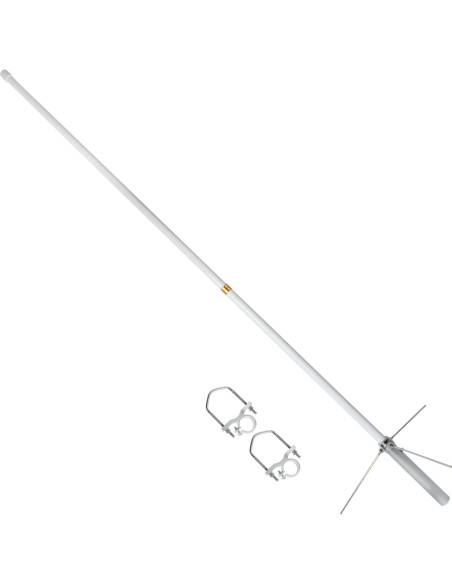 Antena de Fibra de Vidrio HYSHIKRA FB17UV 1.68m 4.5/7.2dBi UHF