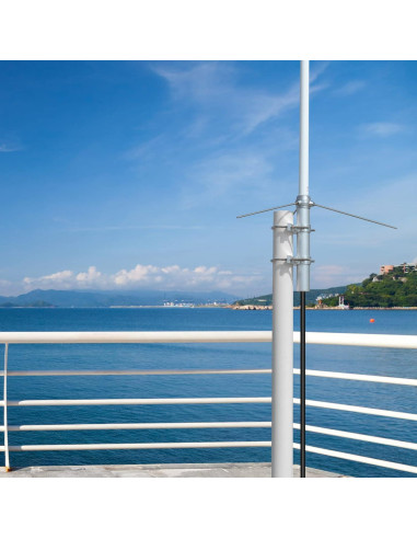 Antena de Fibra de Vidrio HYSHIKRA FB17UV 1.68m 4.5/7.2dBi UHF