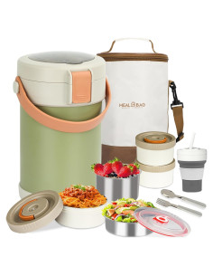 Termo de Comida Caliente GraceKit 2L Acero Inoxidable Verde